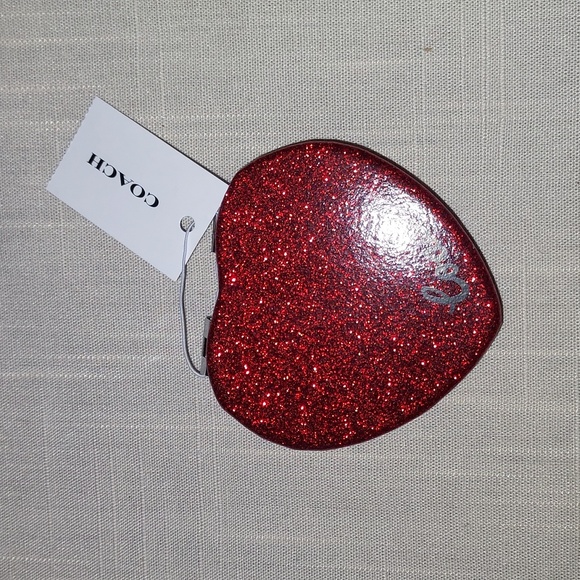 Coach Glitter Heart Mirror - Picture 11 of 11